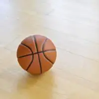 basketball in a court